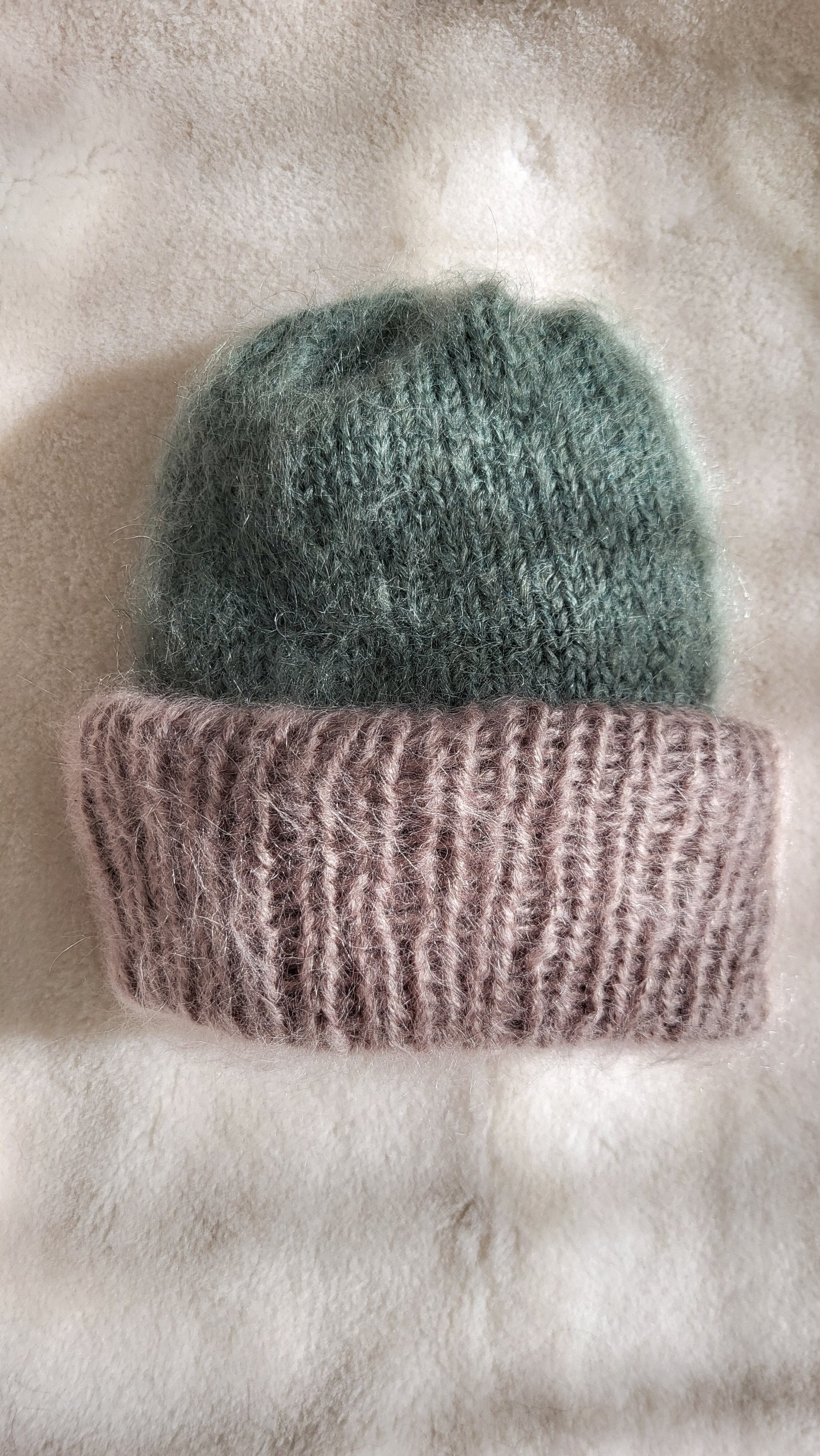 Chunky Knit Mohair Beanie: Women's Winter Hat