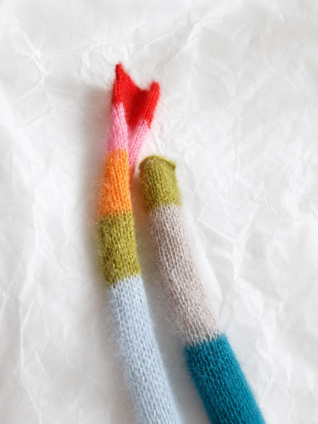 Mohair Silk Skinny Scarf