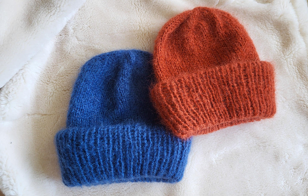 Chunky Knit Mohair Beanie: Women's Winter Hat