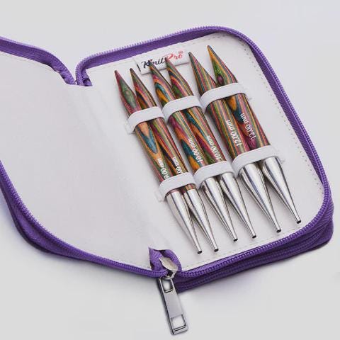KnitPro Symfonie Chunky Interchangeable Circular Needle Set 9.00, 10.00, 12.00mm