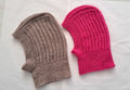 Handmade Merino Wool Balaclava Hood: Mohair Knit Cowl