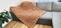 Hand Knit Chunky Merino Wool Blanket: Cozy Throw