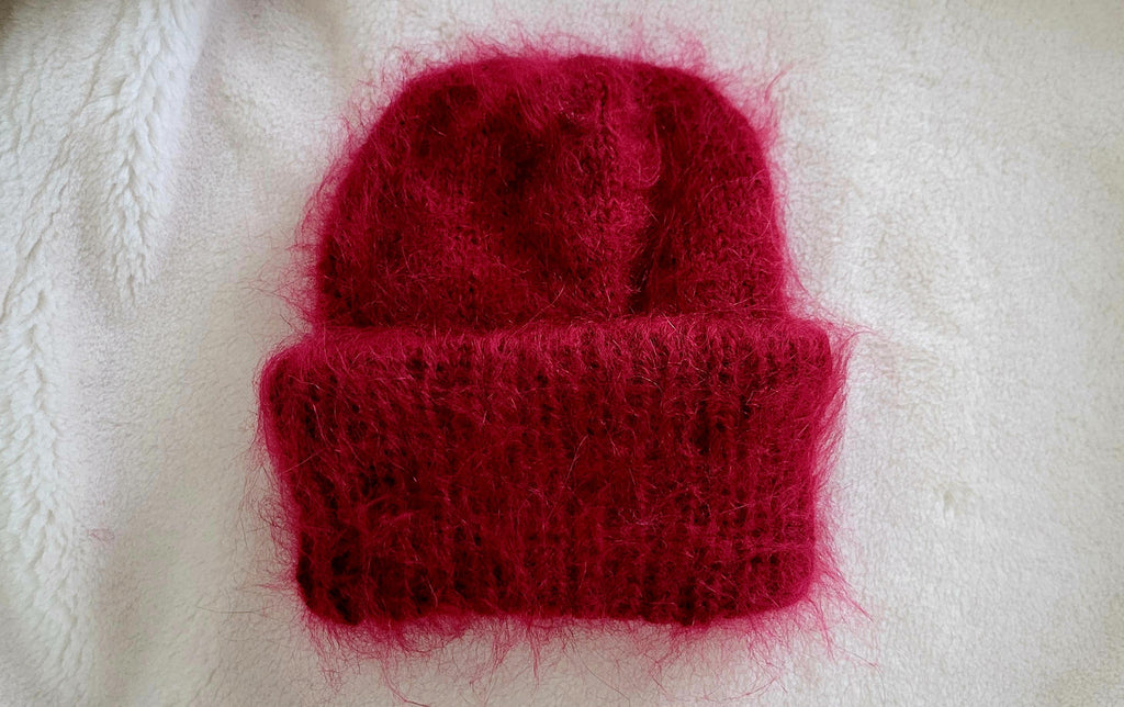 Chunky Knit Mohair Beanie: Women's Winter Hat