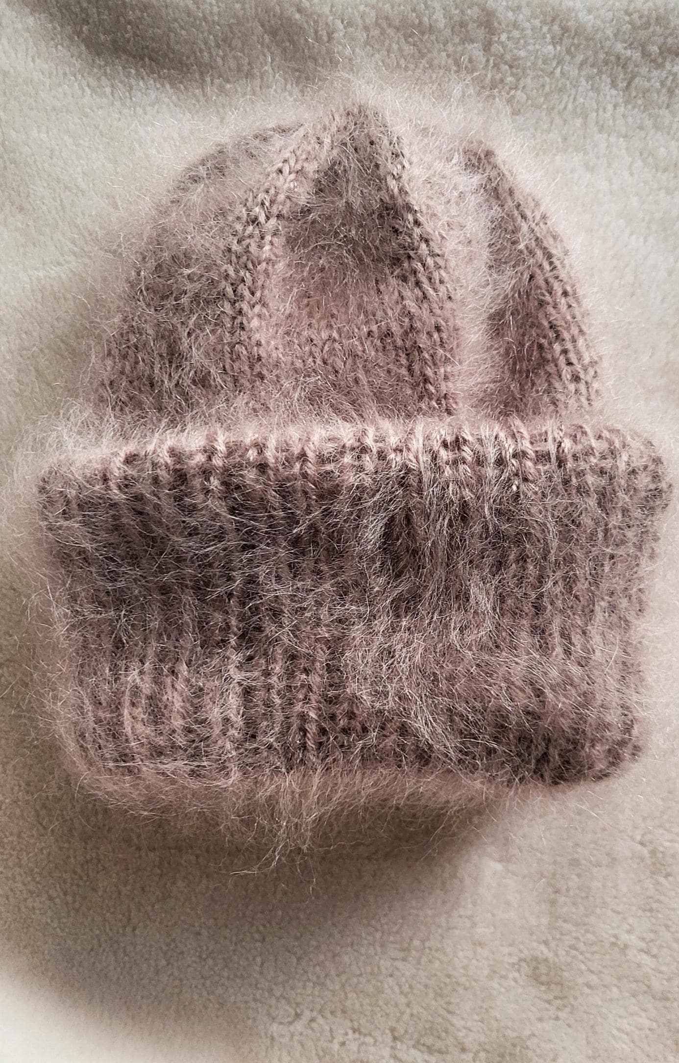 Chunky Knit Mohair Beanie: Women's Winter Hat