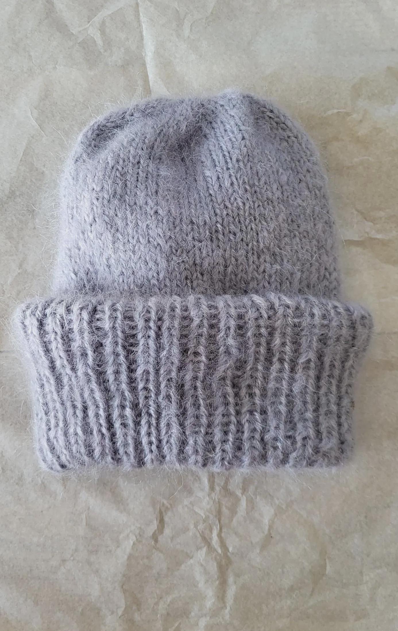 Chunky Knit Mohair Beanie: Women's Winter Hat