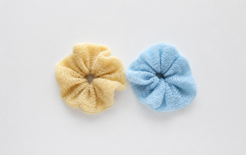 Mohair Scrunchie