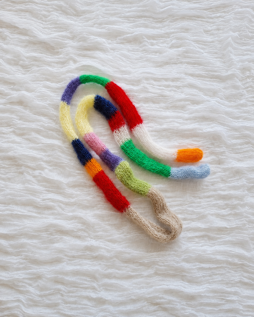 Mohair Silk Skinny Scarf
