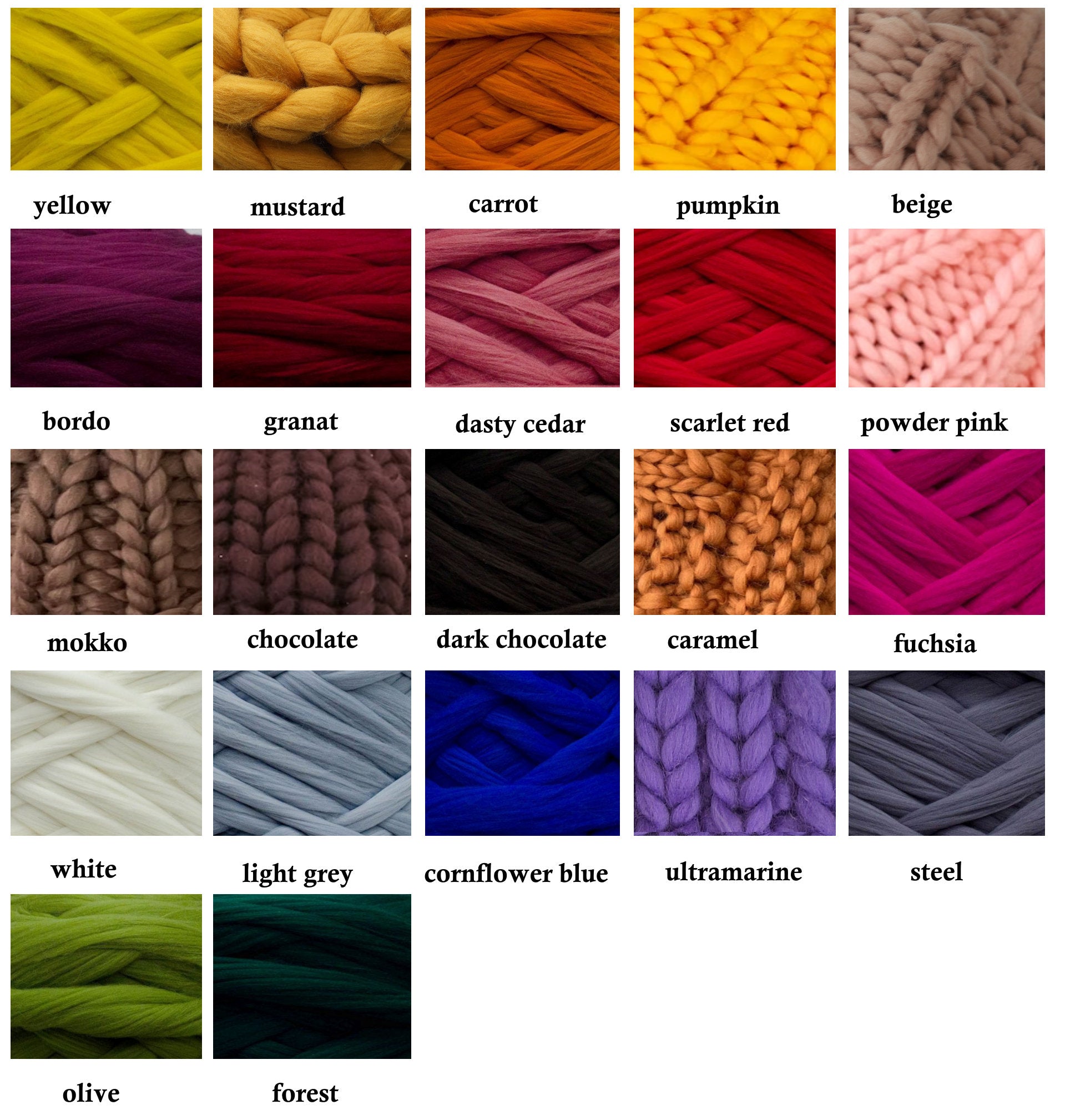 Merino Wool Chunky Knit Beanie Pom Pom Hat